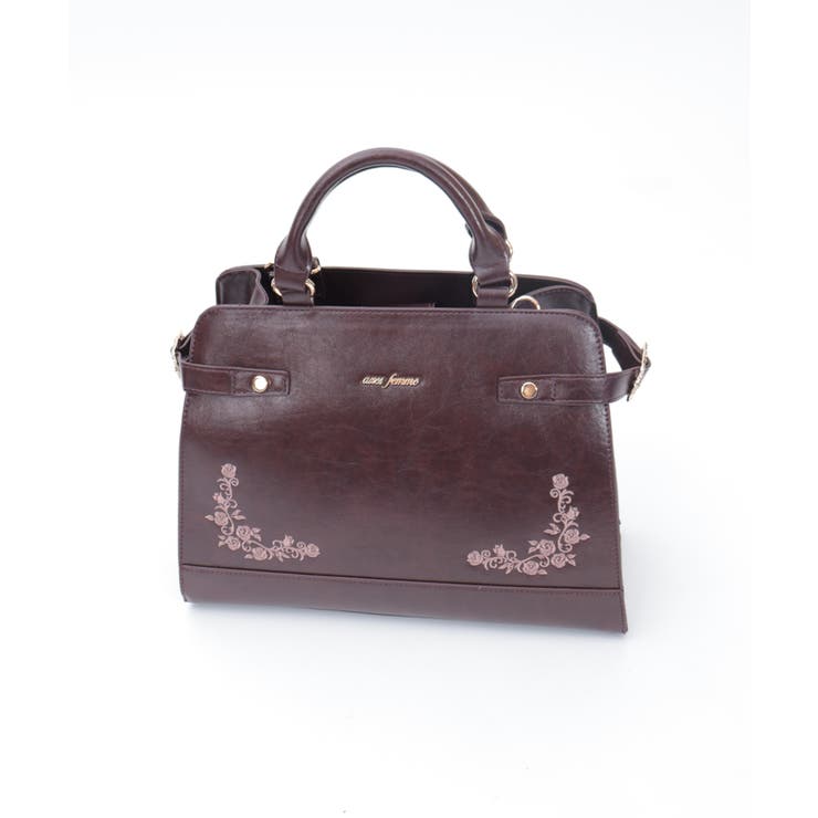 薔薇刺繍クラシカルボストン | axes femme | 詳細画像10 