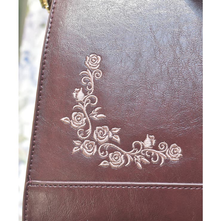 薔薇刺繍クラシカルボストン | axes femme | 詳細画像3 