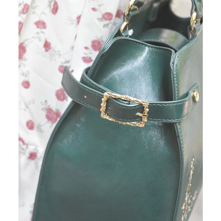 薔薇刺繍クラシカルボストン | axes femme | 詳細画像5 