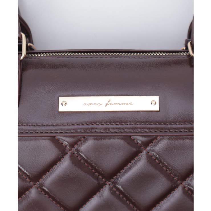 キルティングデザインボストン | axes femme | 詳細画像9 