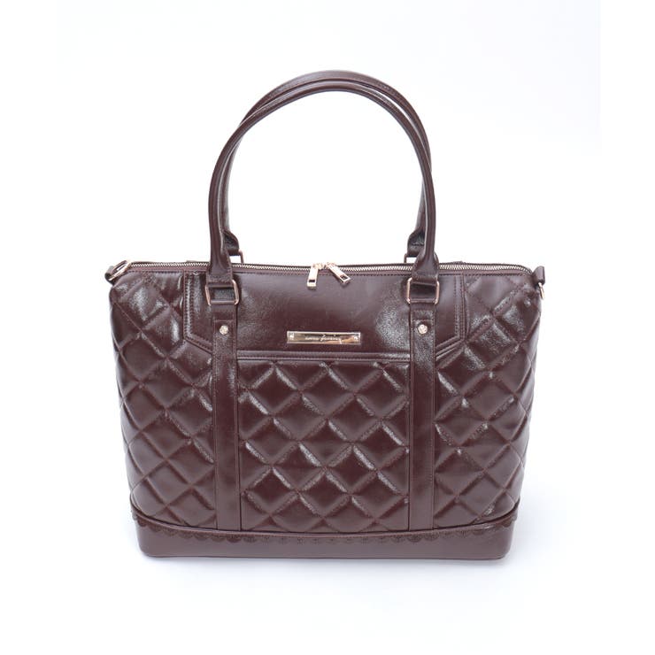 キルティングトラベルボストン | axes femme | 詳細画像13 