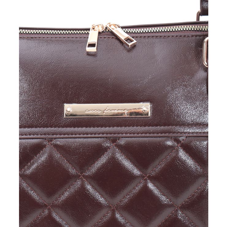 キルティングトラベルボストン | axes femme | 詳細画像18 