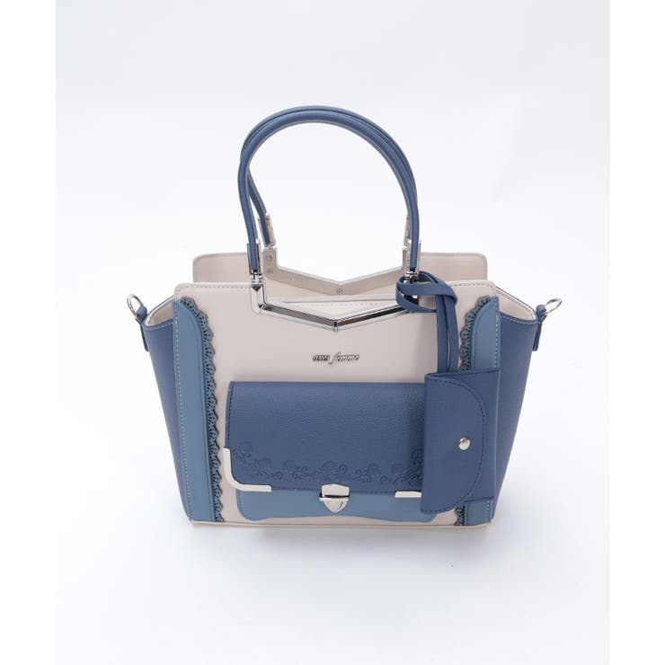 エンボスフラップ配色バッグ | axes femme | 詳細画像11 