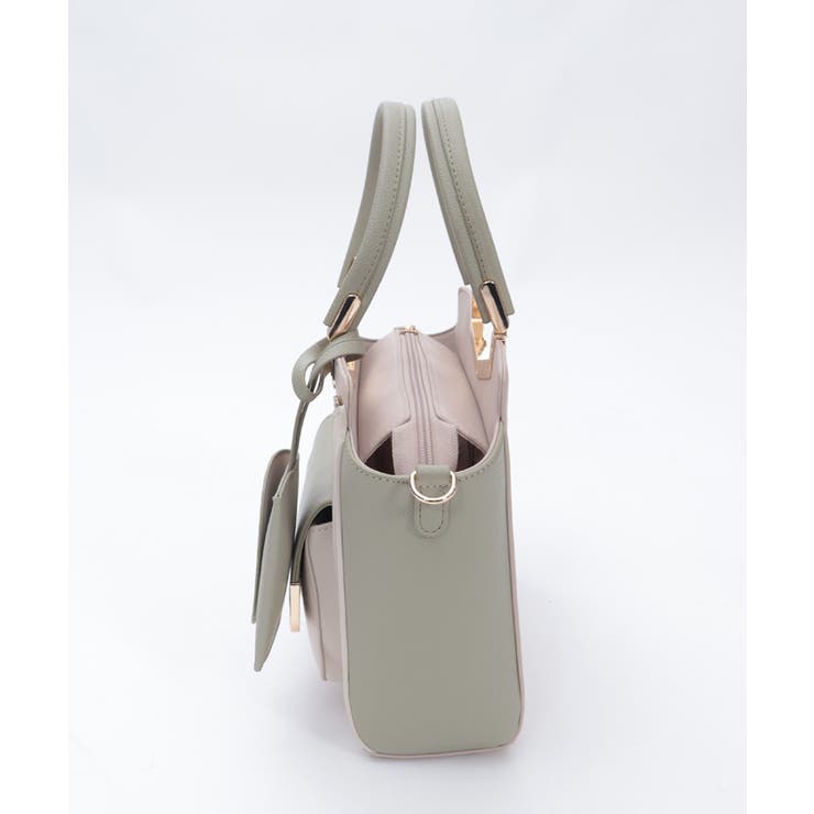 エンボスフラップ配色バッグ | axes femme | 詳細画像18 