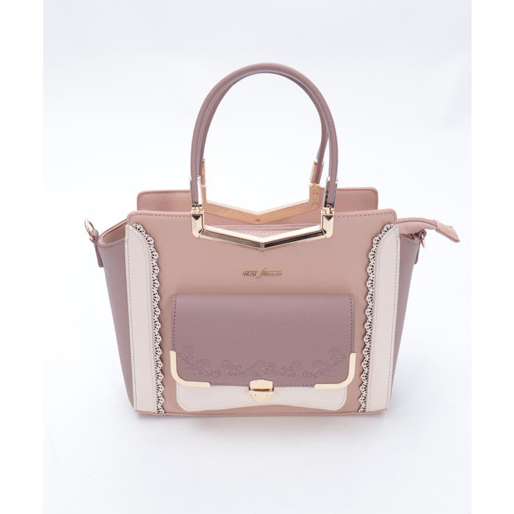 エンボスフラップ配色バッグ | axes femme | 詳細画像28 