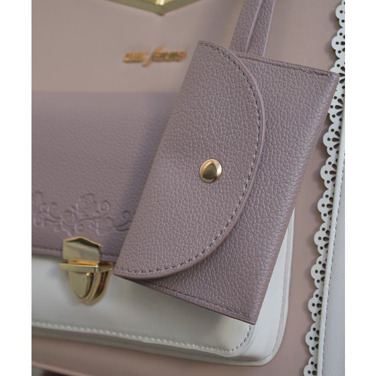 エンボスフラップ配色バッグ | axes femme | 詳細画像7 