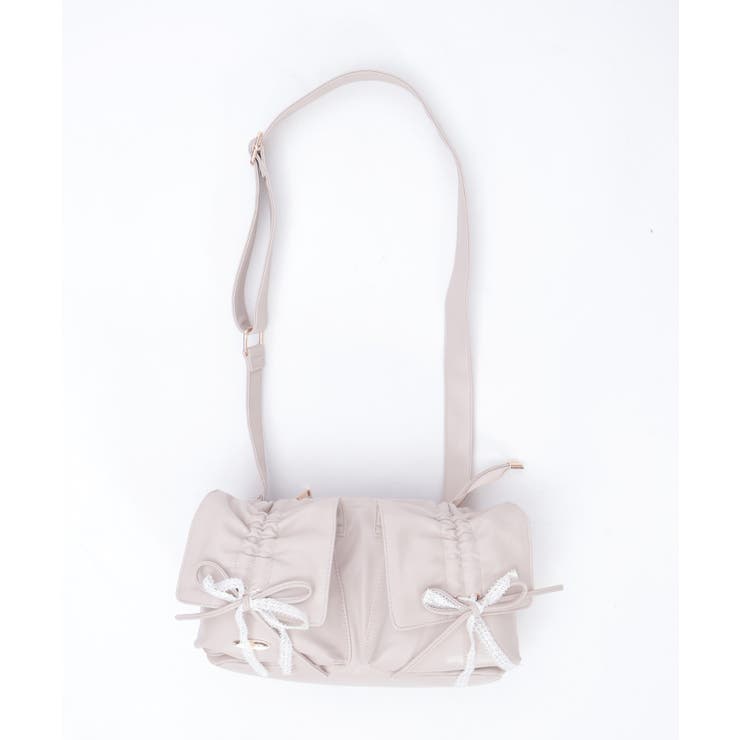 ドロストリボンギャザーバッグ | axes femme | 詳細画像15 