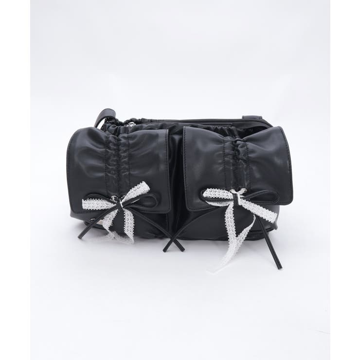 ドロストリボンギャザーバッグ | axes femme | 詳細画像19 