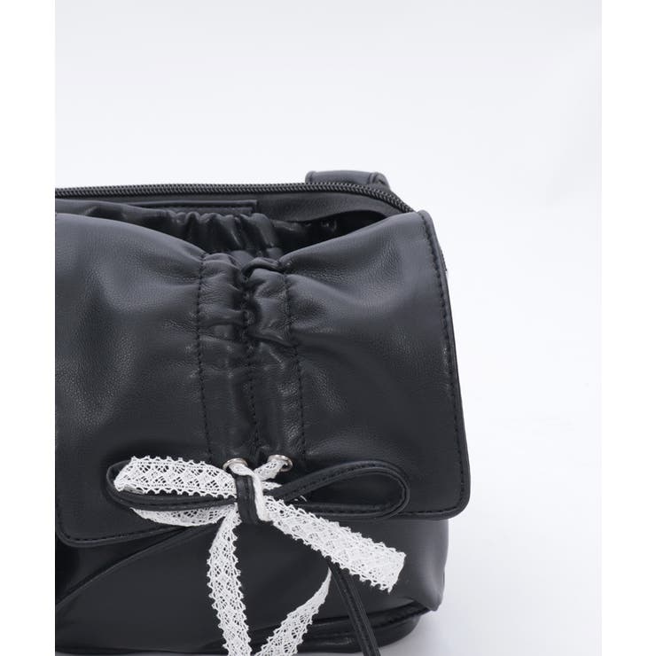 ドロストリボンギャザーバッグ | axes femme | 詳細画像22 