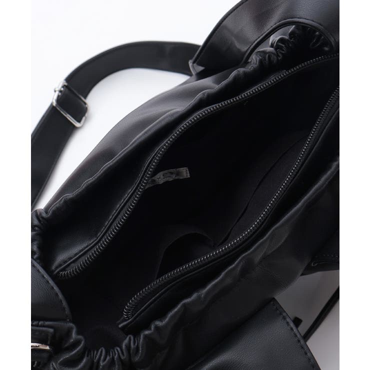 ドロストリボンギャザーバッグ | axes femme | 詳細画像26 