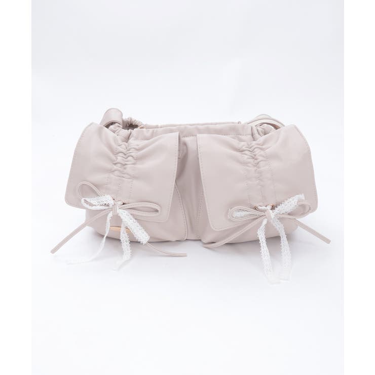 ドロストリボンギャザーバッグ | axes femme | 詳細画像9 