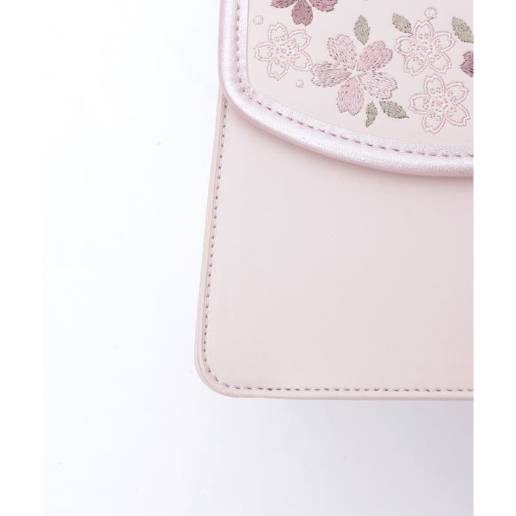 桜刺繍配色デザインボストン | axes femme | 詳細画像19 