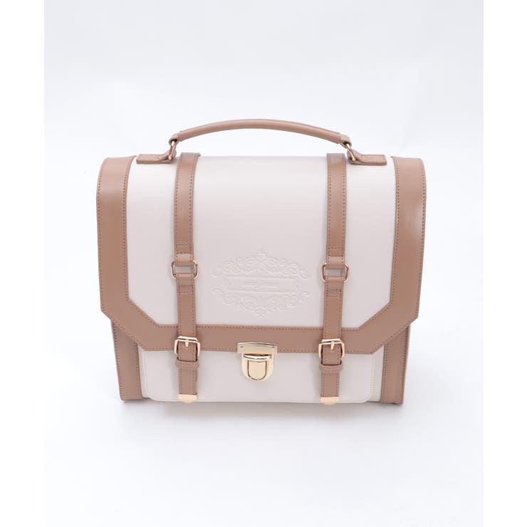 ベルトデザイン配色サッチェル | axes femme | 詳細画像16 