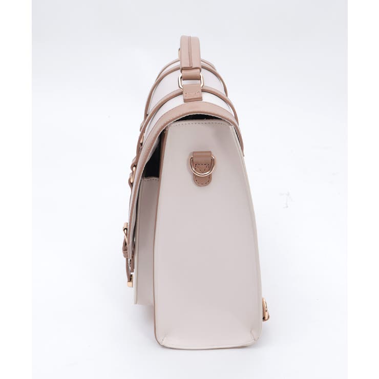 ベルトデザイン配色サッチェル | axes femme | 詳細画像17 