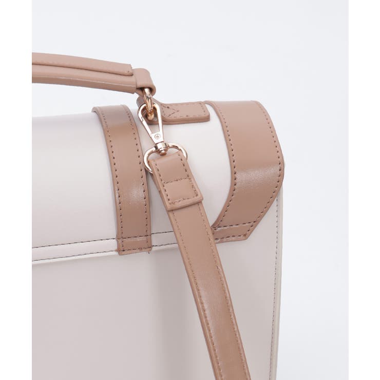 ベルトデザイン配色サッチェル | axes femme | 詳細画像22 