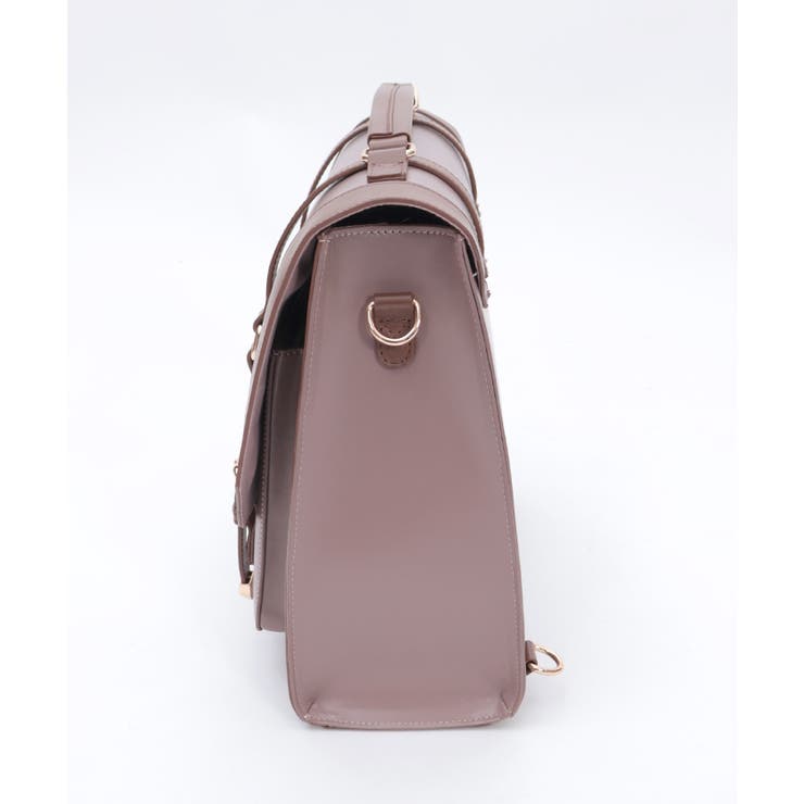 ベルトデザイン配色サッチェル | axes femme | 詳細画像26 