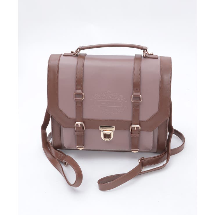 ベルトデザイン配色サッチェル | axes femme | 詳細画像28 