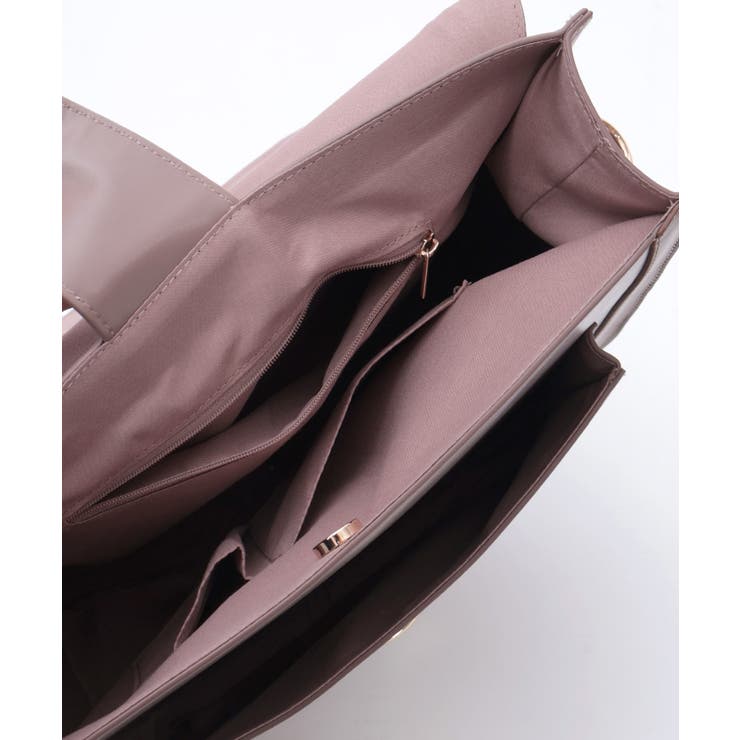 ベルトデザイン配色サッチェル | axes femme | 詳細画像30 