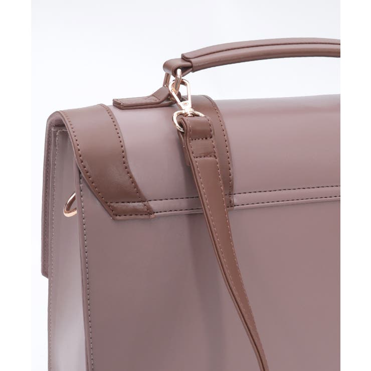 ベルトデザイン配色サッチェル | axes femme | 詳細画像31 