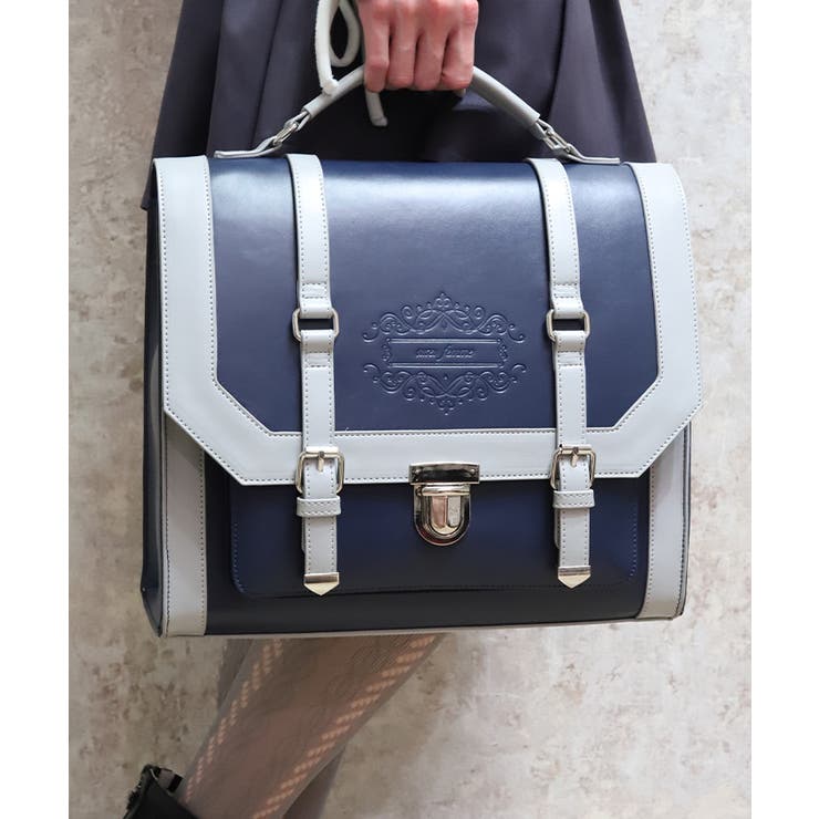 ベルトデザイン配色サッチェル | axes femme | 詳細画像6 