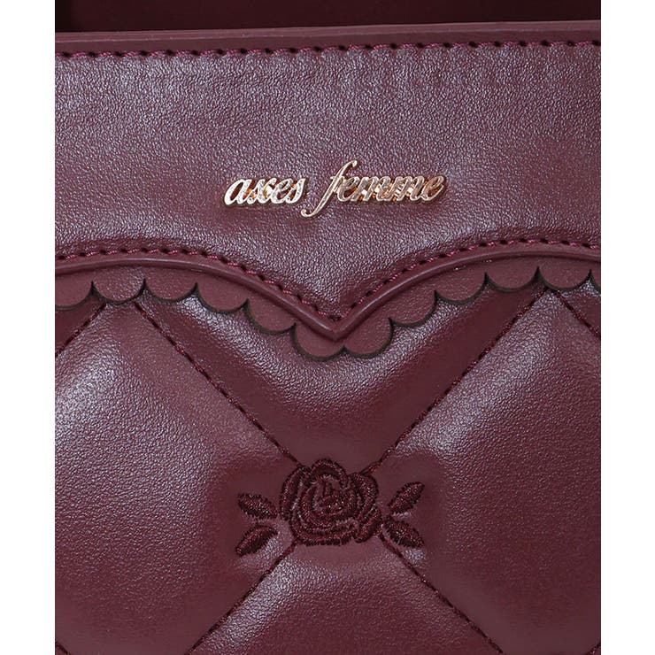 ローズモチーフキルトバッグ | axes femme | 詳細画像15 