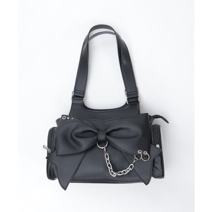 クリアポケットリボンバッグ | axes femme | 詳細画像18 