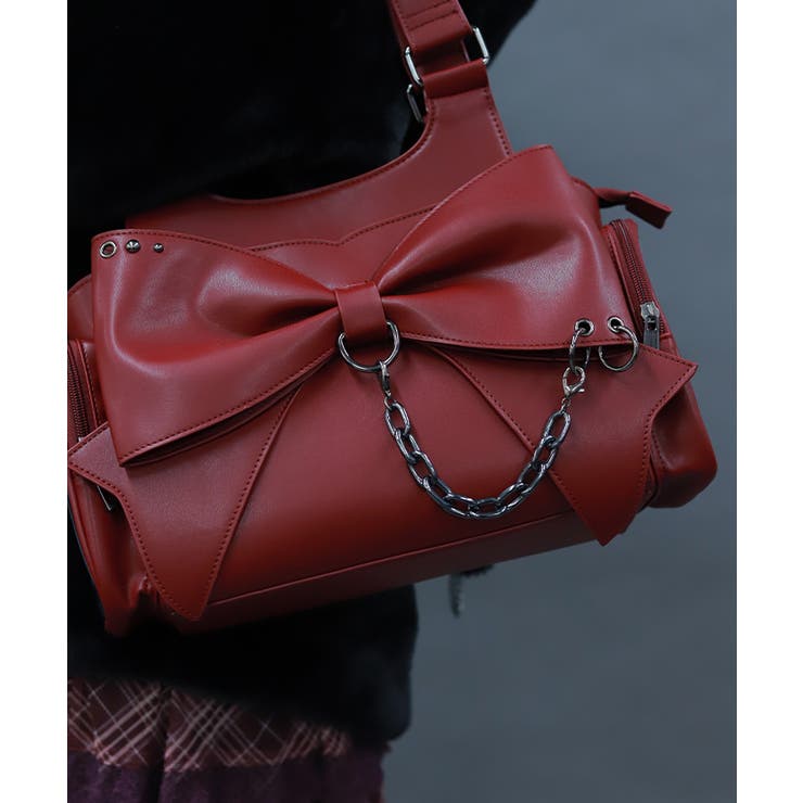 クリアポケットリボンバッグ | axes femme | 詳細画像2 