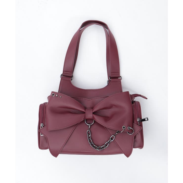 クリアポケットリボンバッグ | axes femme | 詳細画像7 