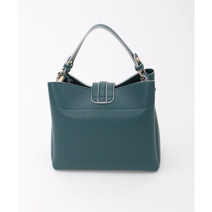 ベルトデザイン型押しバッグ[品番：IGAW0003886]｜axes femme