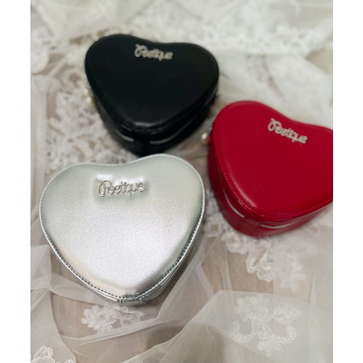 期間限定価格商品 ロゴプレートハートポシェット[品番：IGAW0004638]｜axes femme キャラクターグッズ