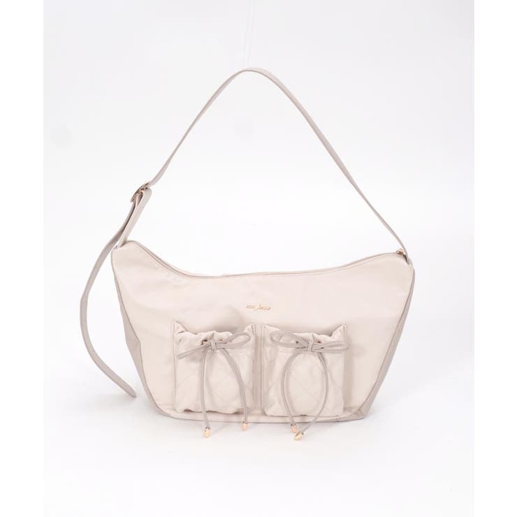 Wポケットショルダーバッグ[品番：IGAW0005446]｜axes femme