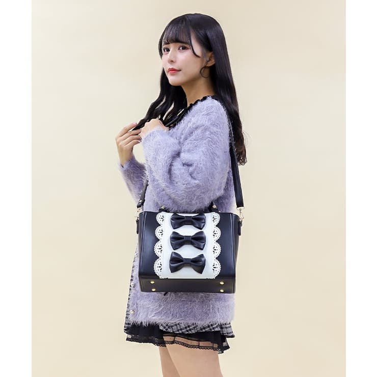 トリプルリボンバッグ[品番：IGAW0005723]｜axes femme