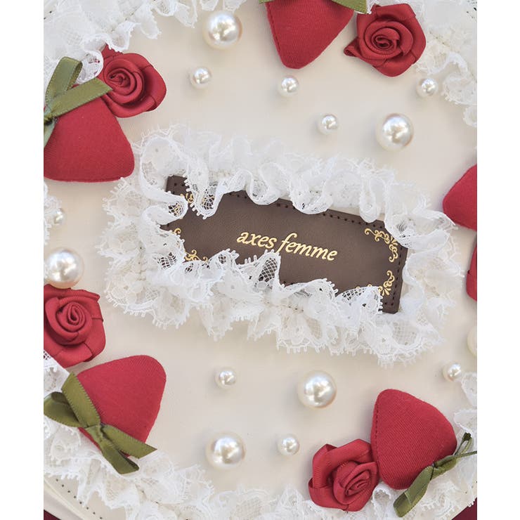 アクシーズ☆axes☆ローズケーキモチーフバッグ ローズケーキモチーフバッグ | axes femme | axes femme online shop