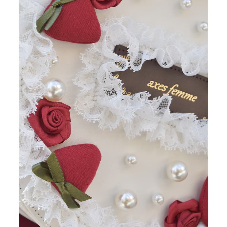 ローズケーキモチーフバッグ[品番：IGAW0007033]｜axes femme