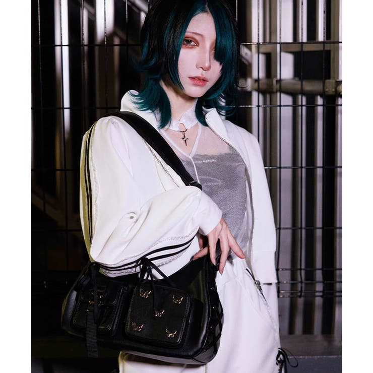 サイドレースアップバッグ[品番：IGAW0006297]｜axes femme