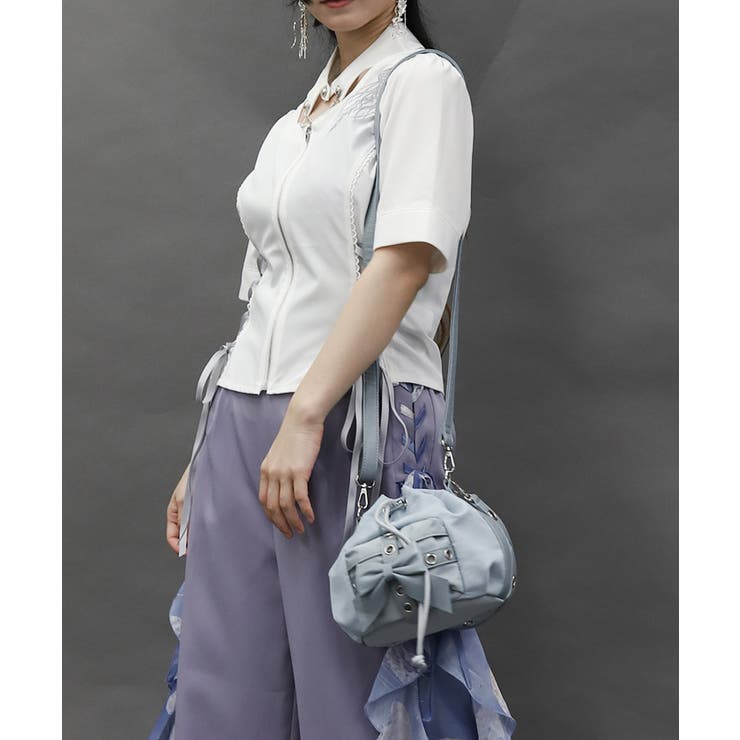 キンチャクショルダーバッグ | axes femme | 詳細画像2 