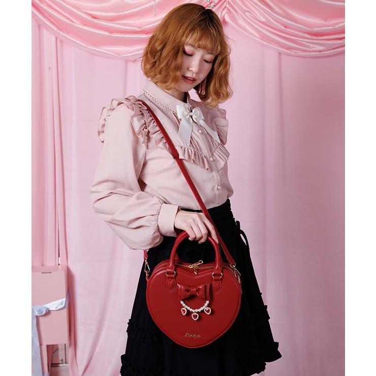 チャーム使いハートバッグ | axes femme | 詳細画像1 