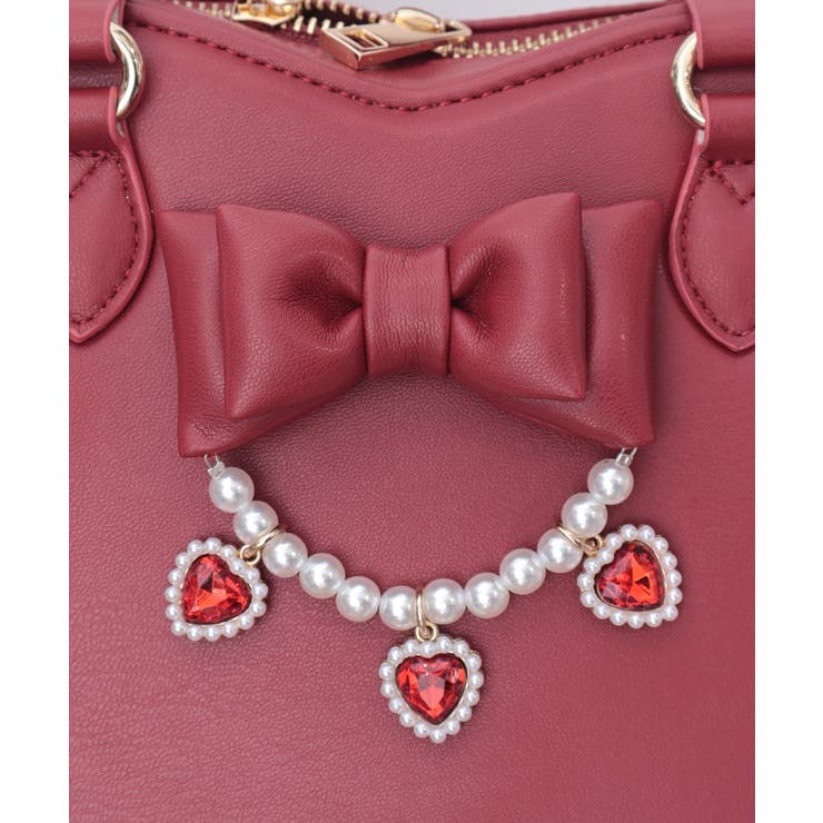 チャーム使いハートバッグ | axes femme | 詳細画像18 