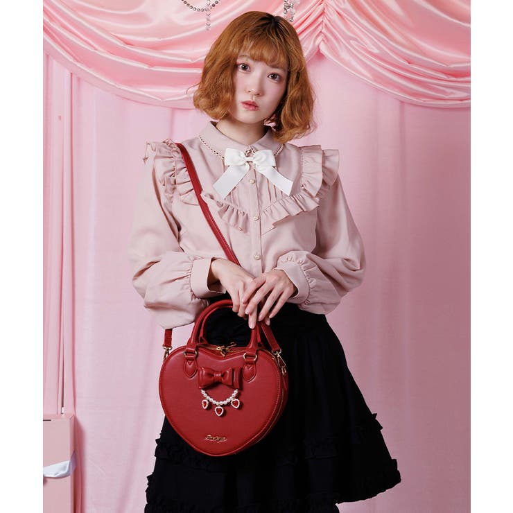 チャーム使いハートバッグ | axes femme | 詳細画像3 