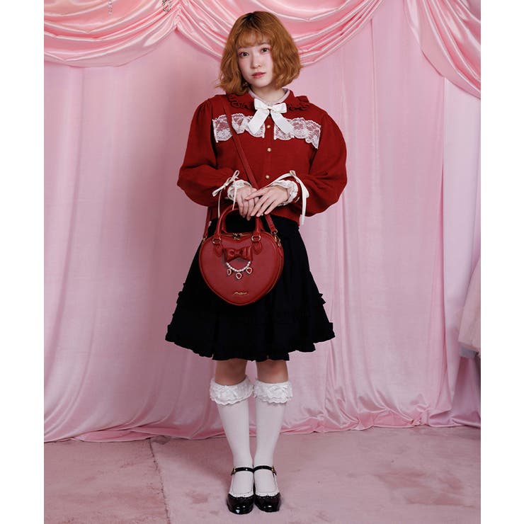 チャーム使いハートバッグ | axes femme | 詳細画像4 