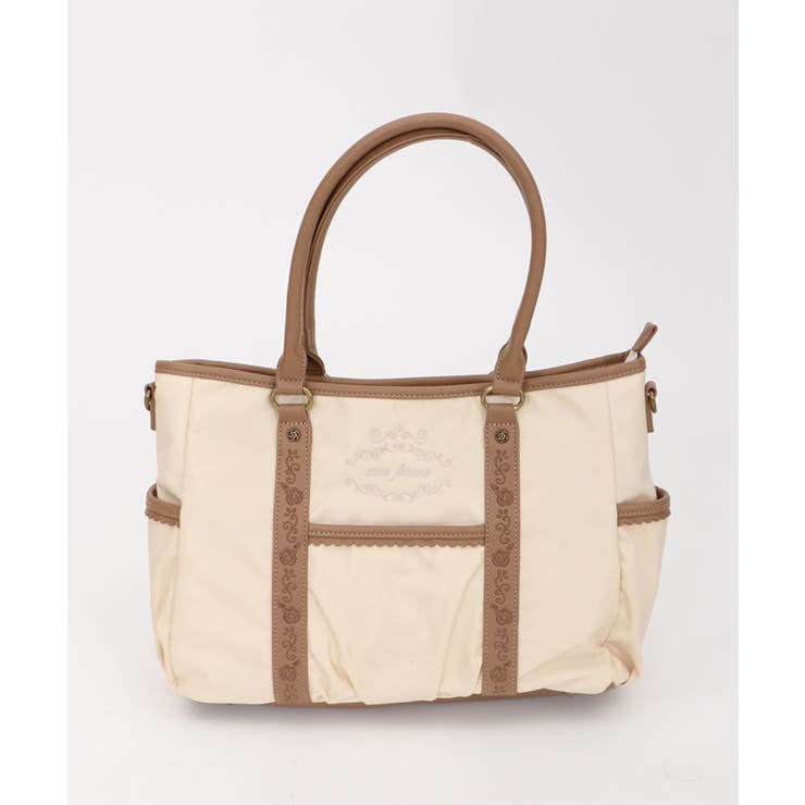 刺繍入りナイロンバッグ 品番 Igaw Axes Femme アクシーズファム のレディースファッション通販 Shoplist ショップリスト