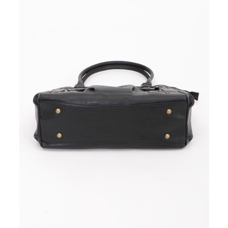 Ungrid 牛革 A4トートバッグ ブラック バラ刺繍A4トートバッグ[品番：IGAW0001277]｜axes femme