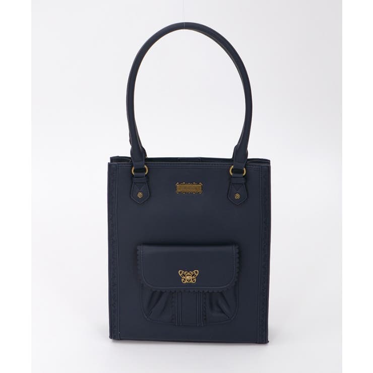 ポケット付タテ型A4トート[品番：IGAW0001577]｜axes femme