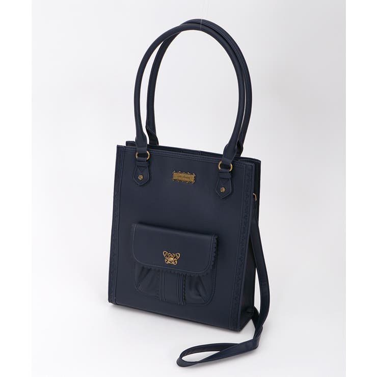 新規購入 ポケット付タテ型A4トート[品番：IGAW0001577]｜axes femme バッグ