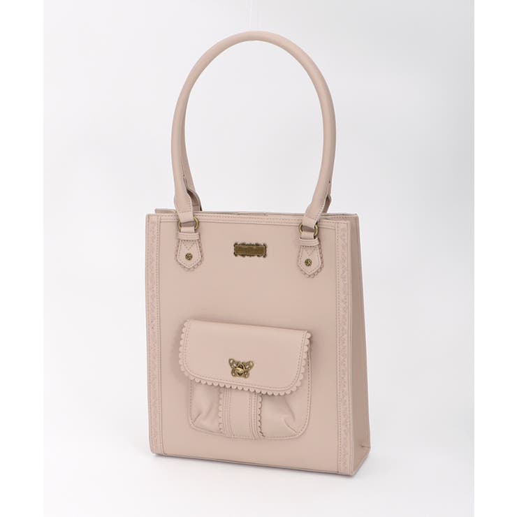 ポケット付タテ型A4トート[品番：IGAW0001577]｜axes femme