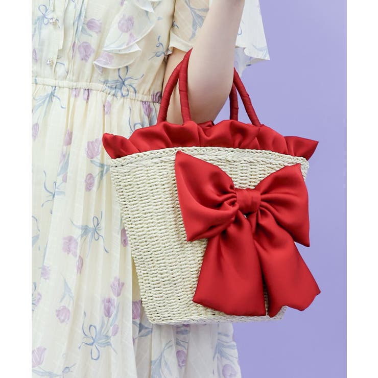 リボンカゴバッグ[品番：IGAW0006359]｜axes femme（アクシーズ