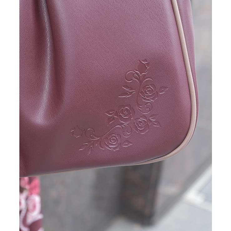 薔薇エンボスタックA4トート[品番：IGAW0007116]｜axes femme