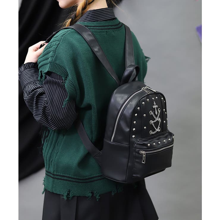 チェーンレースアップリュック | axes femme | 詳細画像6 