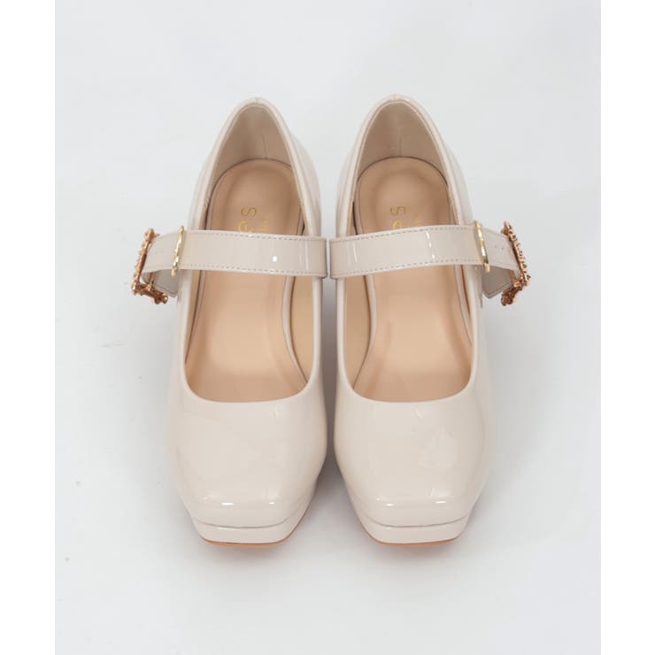 アンティークバックルパンプス[品番：IGAW0004541]｜axes femme