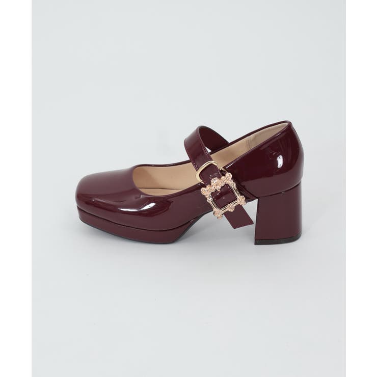アンティークバックルパンプス[品番：IGAW0004541]｜axes femme